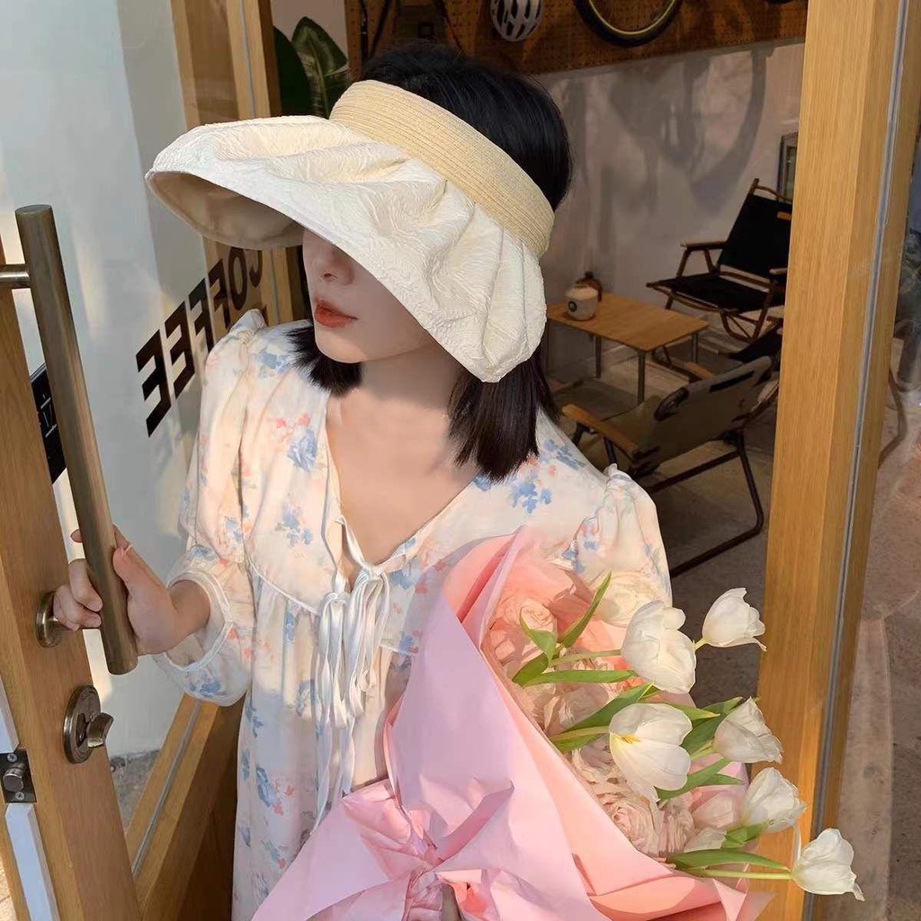 Mũ Che Nắng Chống Tia UV Mùa Hè Gấp Được 1 Cho Nữ