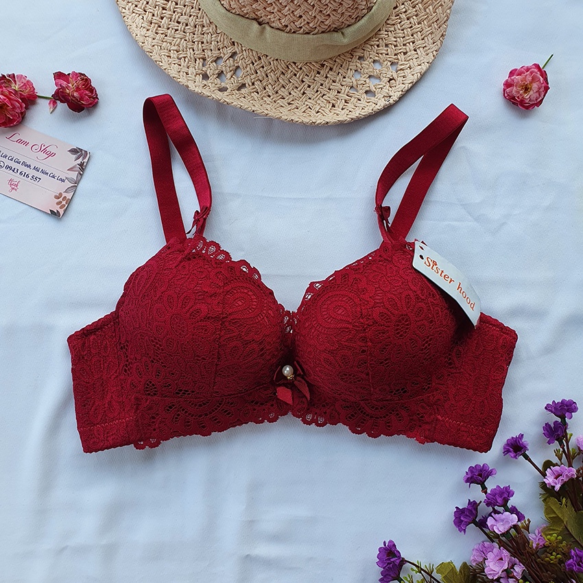 [X2] Áo Lót Ren Cao Cấp - Chất Ren Mềm - Không Gọng - Mút Mỏng