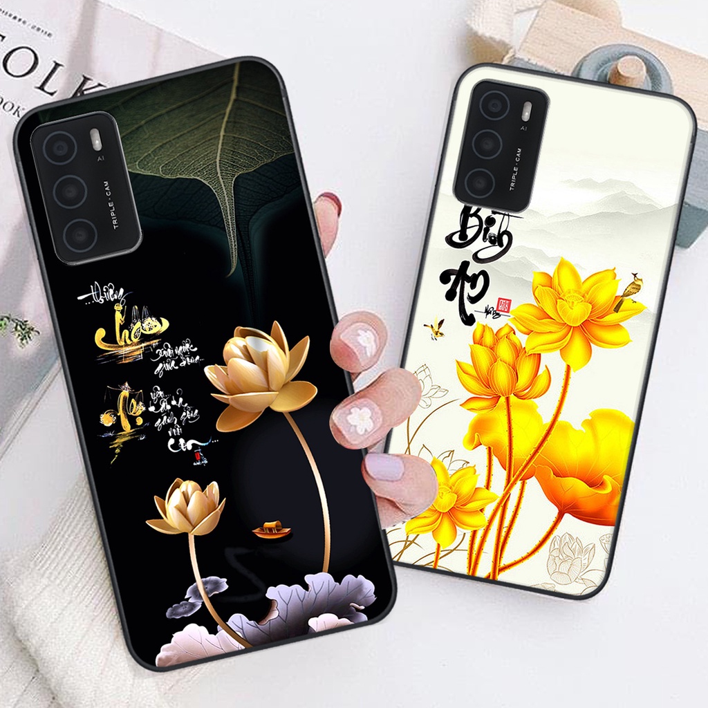 Ốp lưng Oppo A16 in hình chữ tài chữ lộc, Cha Mẹ, bình an SIÊU ĐẸP