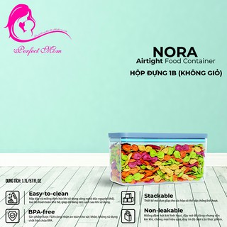 Hộp đựng thức ăn kín khí (hộp trữ lạnh) FITIS NORA 1B (không giỏ) - 1.7l