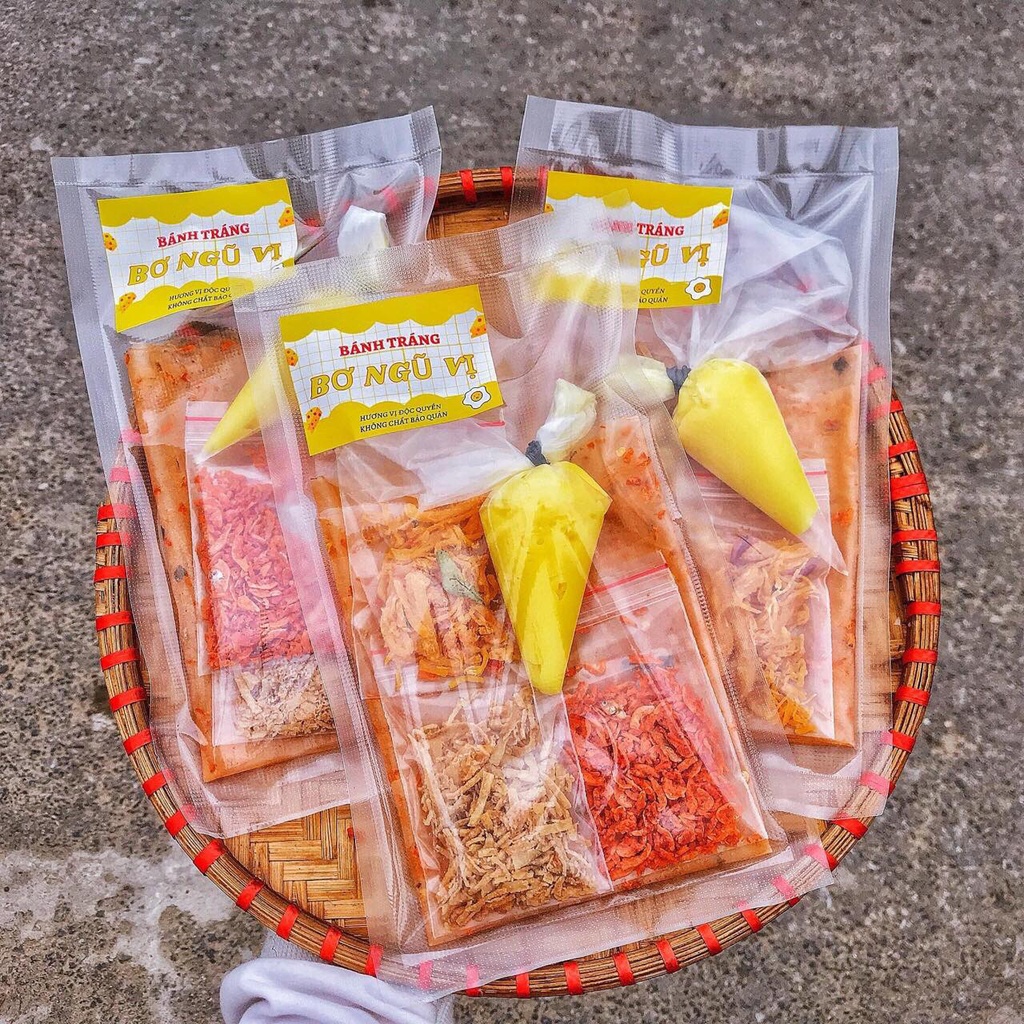 Bịch Bánh tráng bơ ngũ vị