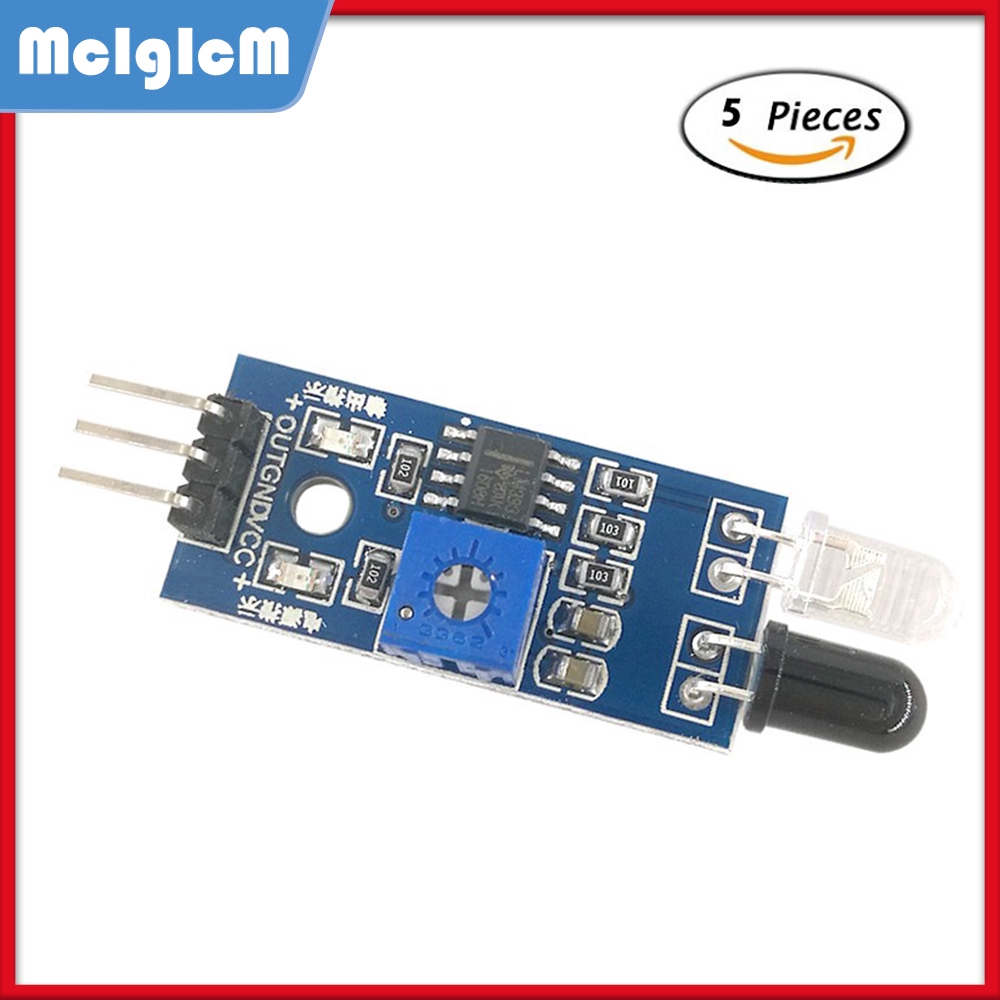 Bộ 5 Mô Đun Cảm Biến Hồng Ngoại 3Pin Ir Cho Arduino