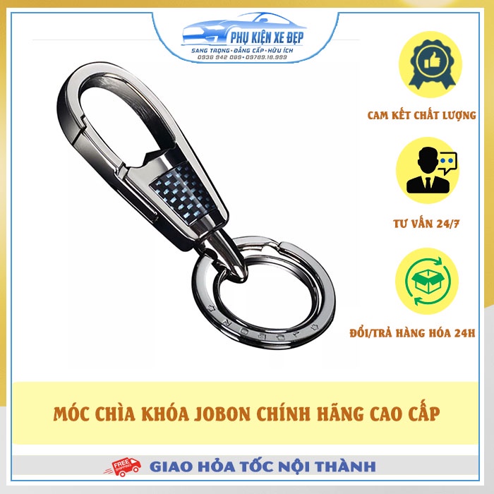 Móc Khóa Ô Tô Xe Máy JOBON CAO CẤP Đủ Màu Sang Chảnh, Có Hộp Đựng