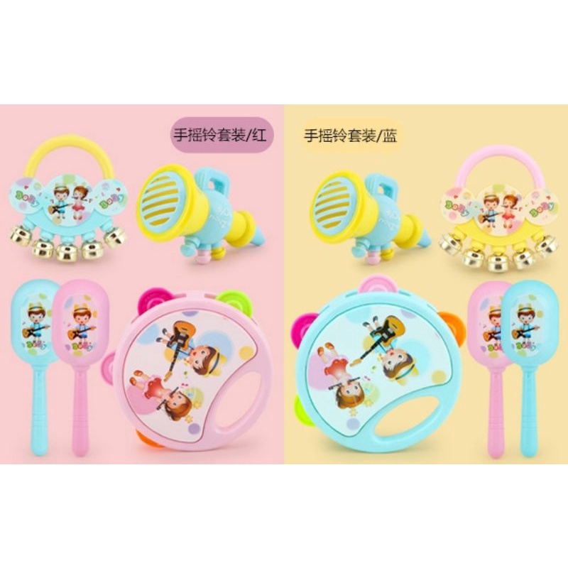 Bộ đồ chơi xúc xắc nhạc cụ 5 chi tiết 733A-71