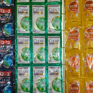 dầu gội clear mát lạnh bạc hà dây 12 gói