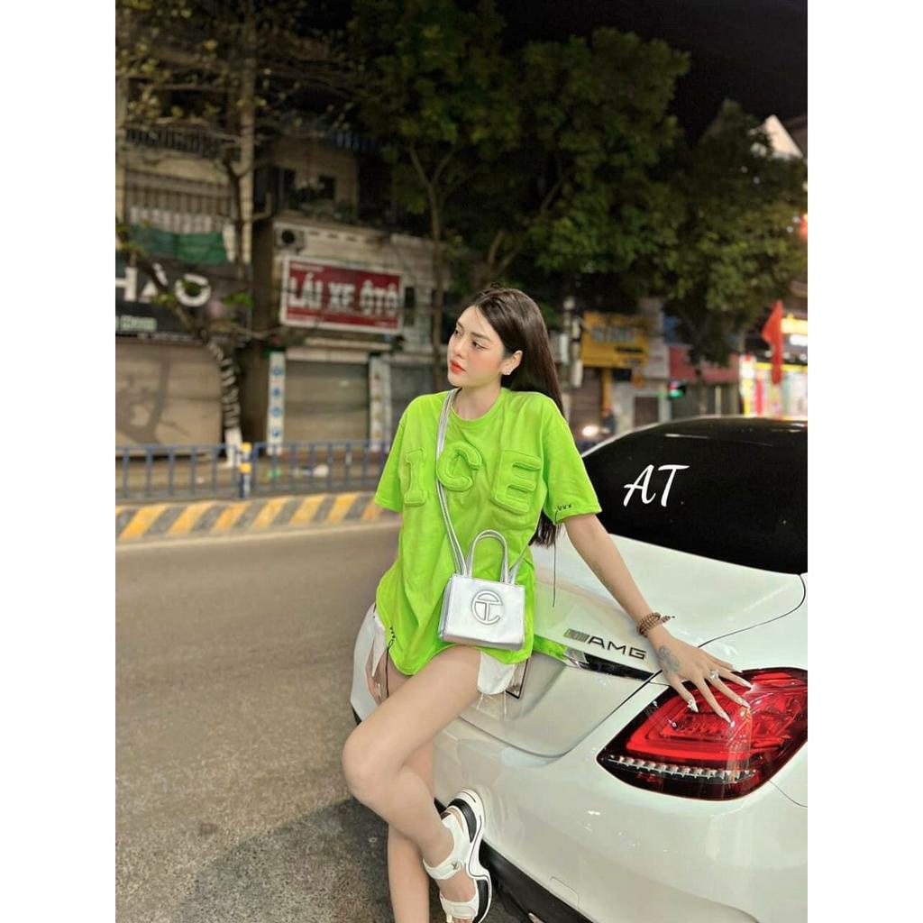Áo Phông Ice Cotton Khô 3158 Thêu Nổi Hot Hit