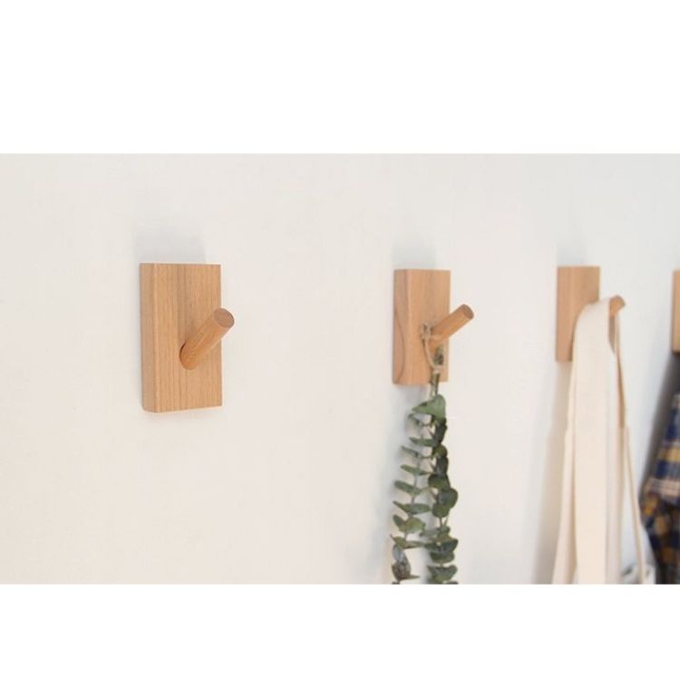Móc treo gỗ gắn tường loại 1 đa năng , chìa khóa, decor trang trí phòng ngủ, shop quần áo DORIS ACCESSORIES