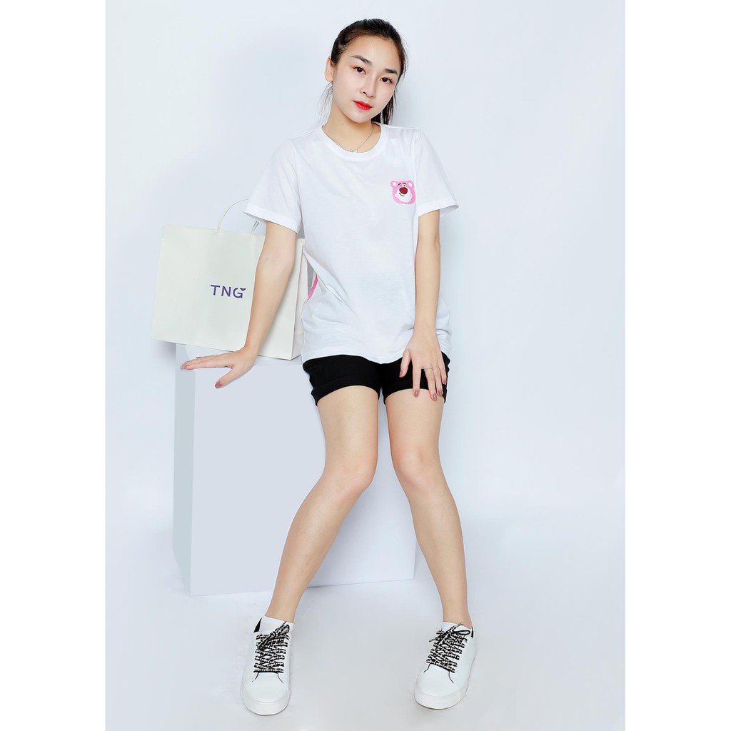 Áo phông gấu cổ tròn P694 NỮ TNG