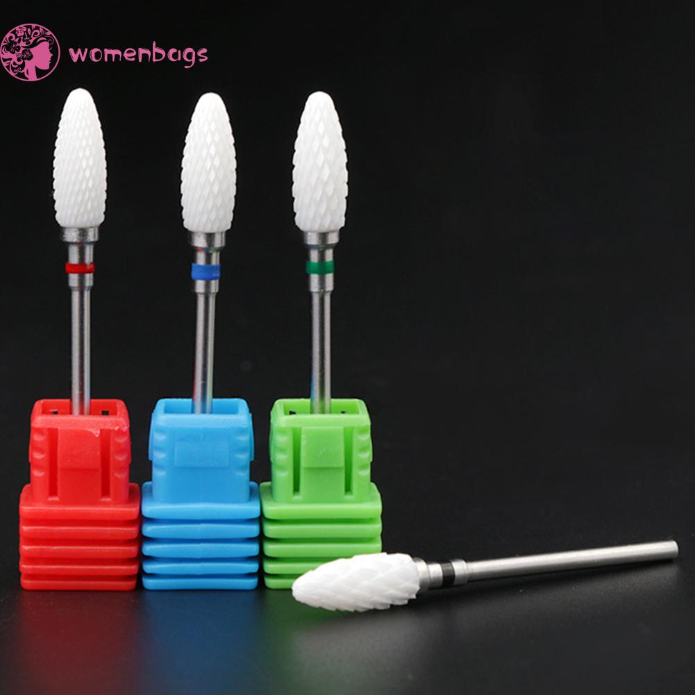 Mũi Khoan Sứ Đánh Bóng Móng Tay Chuyên Dụng<br>