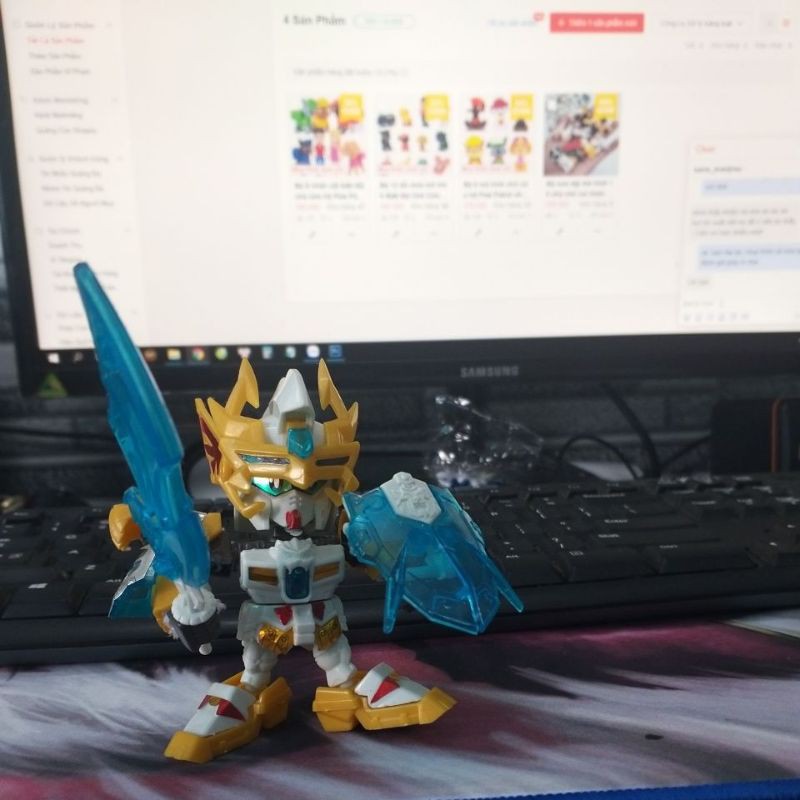 Đồ chơi lắp ráp SD/BB Gundam A017 Tôn Quyền - Gundam Tam Quốc New4all