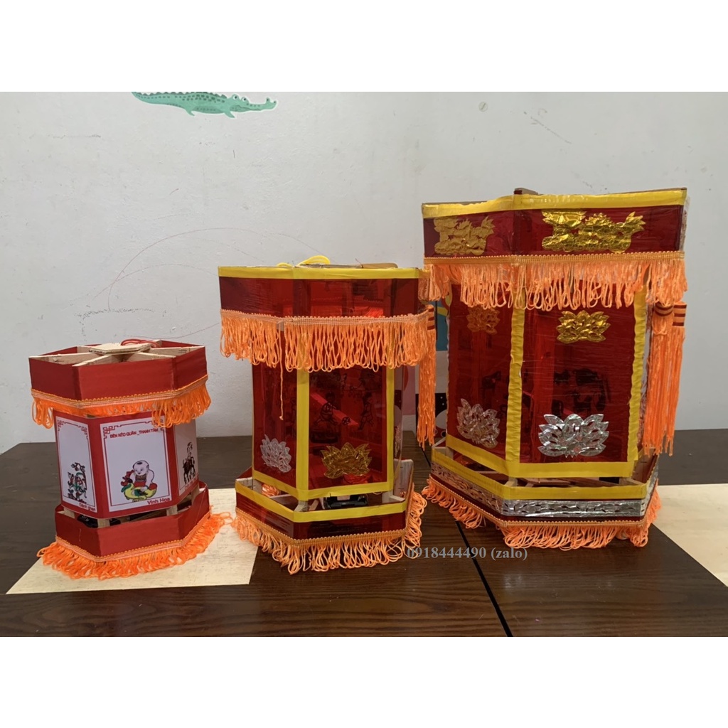 Đèn cù - Đèn kéo quân truyền thống và đèn kéo quân vải dùng điện hiện đại tiện dụng mang đậm chất Trung thu truyền thống
