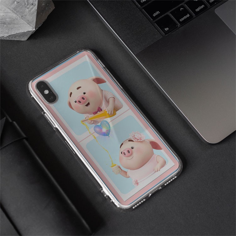 Ốp lưng ip trao gửi heo yêu thương Iphone 7/7Plus/8/8Plus/X/Xs/Xs Max/11/11 Promax/12/12 Promax PIG20210139