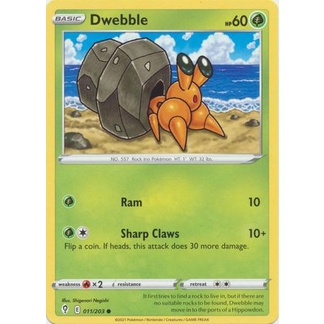 Thẻ bài Pokemon Dwebble - 11/203 - Common