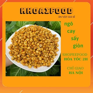 Ngô cay xóc mắm, bắp rim khô bò 500g - đồ ăn vặt khô