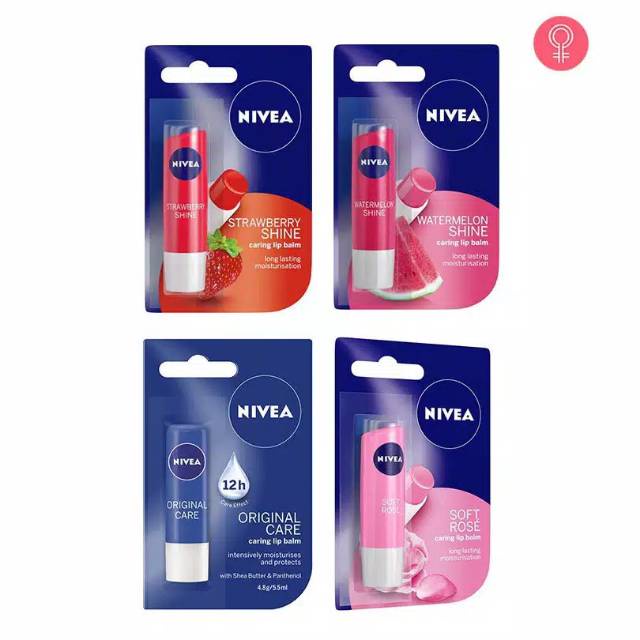 Son Dưỡng Môi Nivea Chuyên Sâu 4.8g giữ ẩm cho đôi môi mềm mại, căng bóng