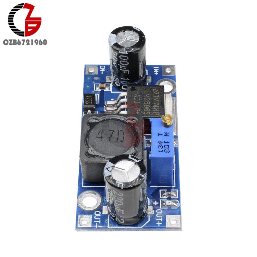 LM2596 DC-DC Buck Converter 5V 12V 24V Step Down Power Supply Transformer Voltage Regulaotor Converter 4-35V to 1.23V-30V