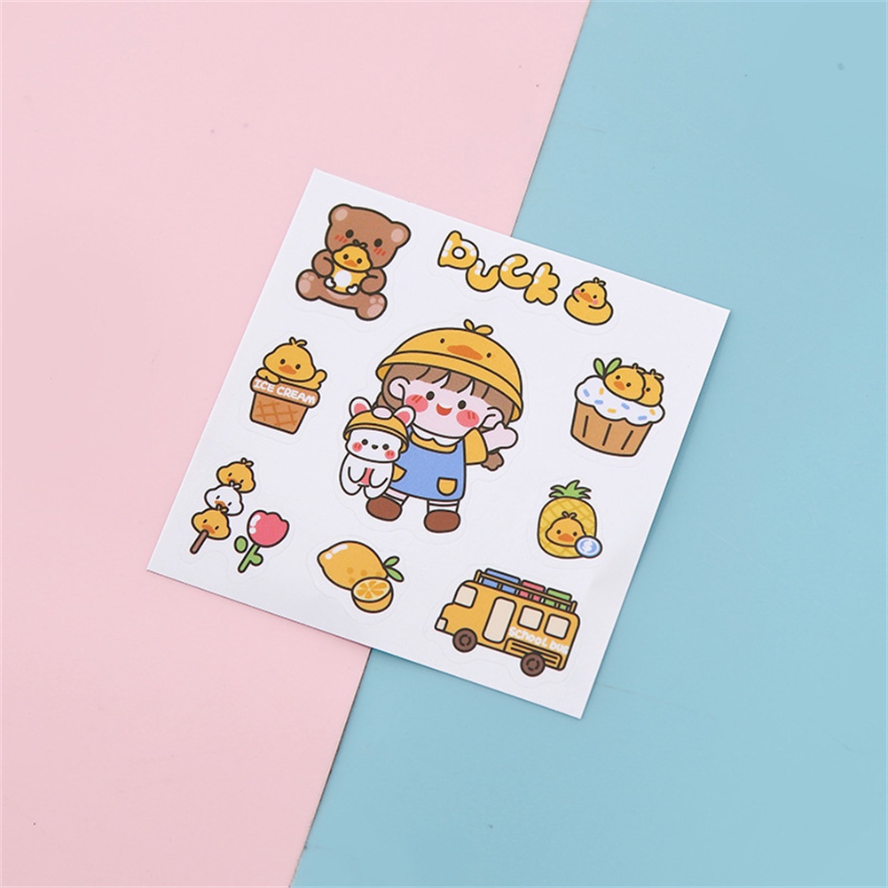 Ins dễ thương nhãn dán phim hoạt hình Cốc sticker bàn tay sáng tạo tài khoản điện thoại di động Sticker sinh viên nước trong suốt PVC nhãn dán  Miếng dán trang trí cốc nước họa tiết hoạt hình đáng yêu