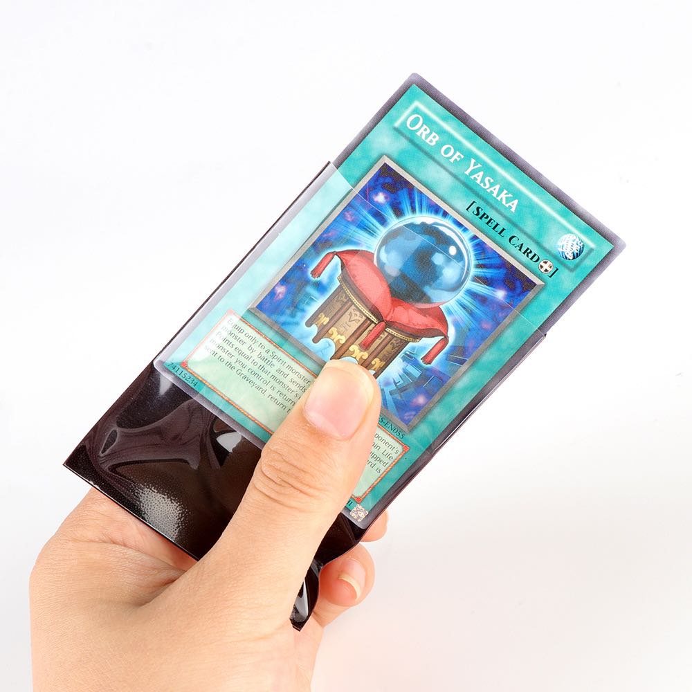 Gói 50 cái double sleeve bọc bài Yugioh cao cấp nhám lưng hàng chính hãng