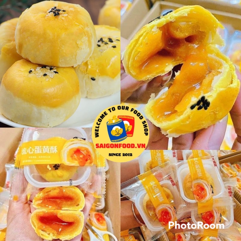2KG Bánh Pía Trứng Muối Ngàn Lớp Tan Chảy Loại Ngon Nhất - Kimsa Nhân Trứng Muối Tan Chảy Thơm Béo Ăn Là Mê