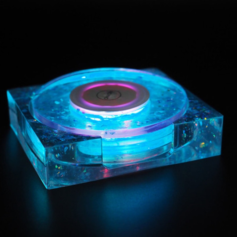 Khuôn Silicone Làm Đế Lót Ly Có Đèn led Phát Sáng