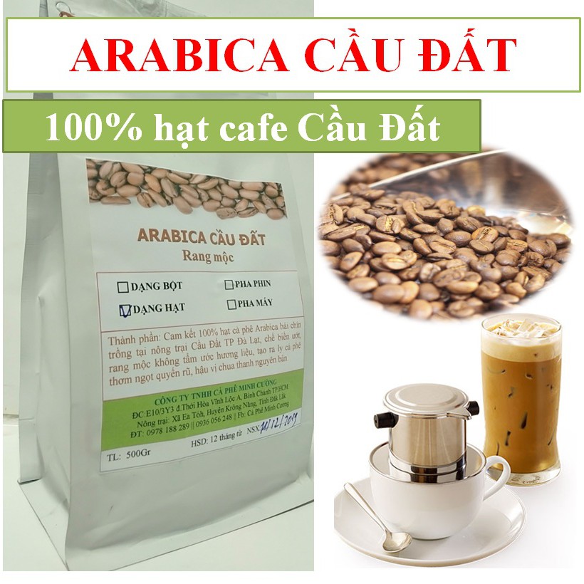 Cà phê arabica nguyên chất – Cafe Arabica thượng hạng chế cầu đất Đà Lạt rang MỘC