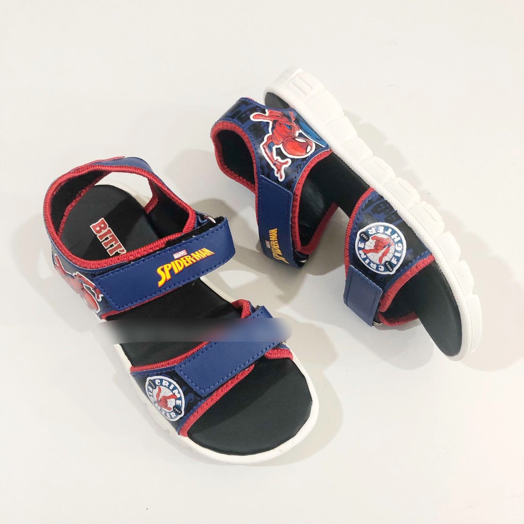 (Size 29-35) Sandal bé trai Spiderman đế cao su DTB 073411