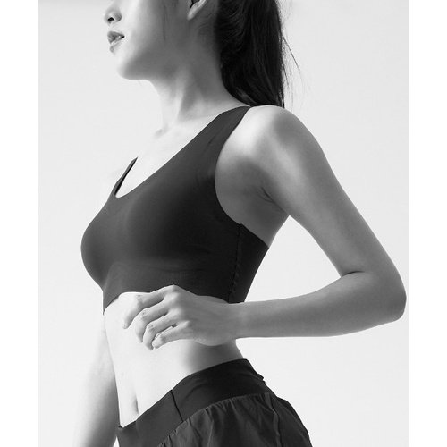 Áo tập crotop Body Wild Air Sport Gunze BHZ055 không đường may có sẵn bra Made in Japan