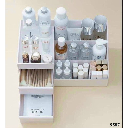 Kệ mỹ phẩm nhiều ngăn 3 tầng