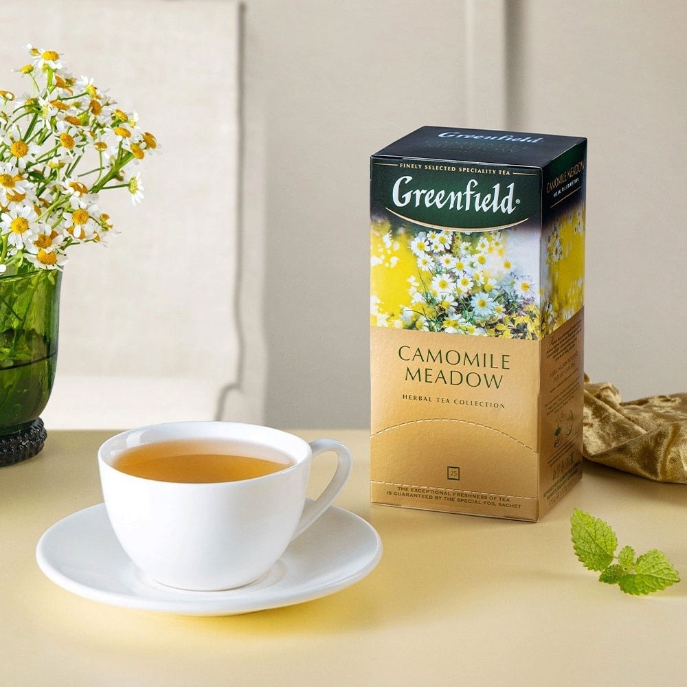 Trà Hoa Cúc Greenfield Camomile Meadow 25 gói