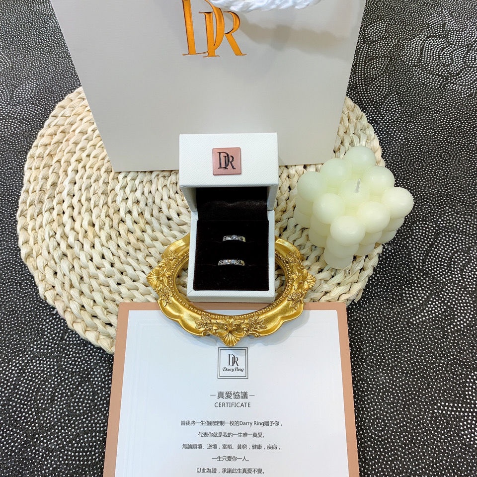 DR Mô phỏng CÙNG NHAU Nhẫn Kim Cương Một Trái Tim và s925 Hãy Lấy Vợ Chồng Kí Giấy chứng nhận tình yêu dành cho các cặp