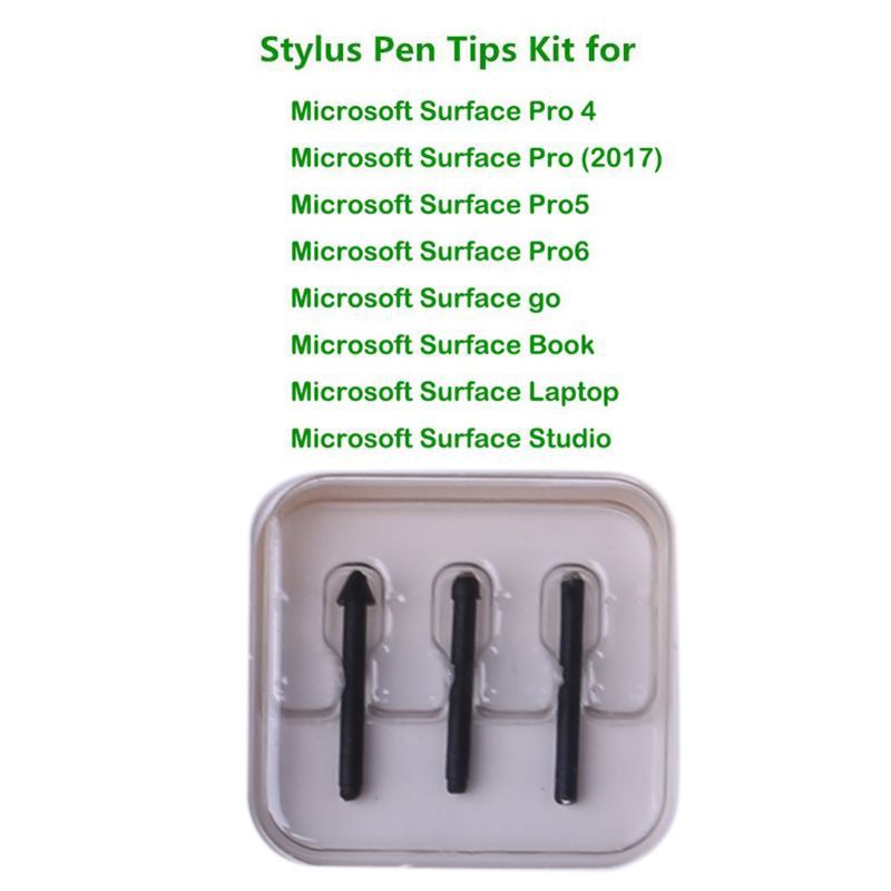 Set 3 Đầu Bút Cảm Ứng Chuyên Dụng Cho Micro Surface Pro 4 5 6 Pro 2017