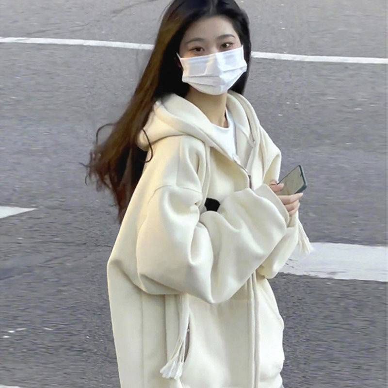 Áo khoác áo hoodie nỉ form rộng nam nữ - chất nỉ dày dặn