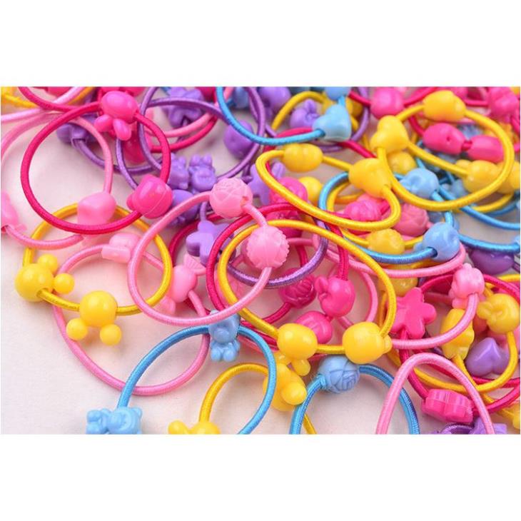 Túi 50 dây buộc tóc nhiều màu C24