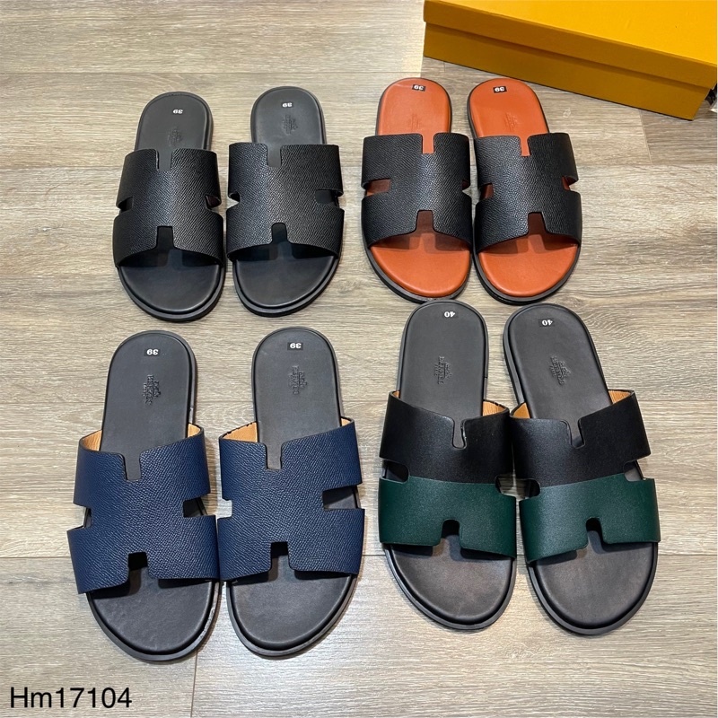 Dép Lê Quai Ngang Xanh Than, Dép HM Nam Nữ Charcoal Green Hot Trend 2022