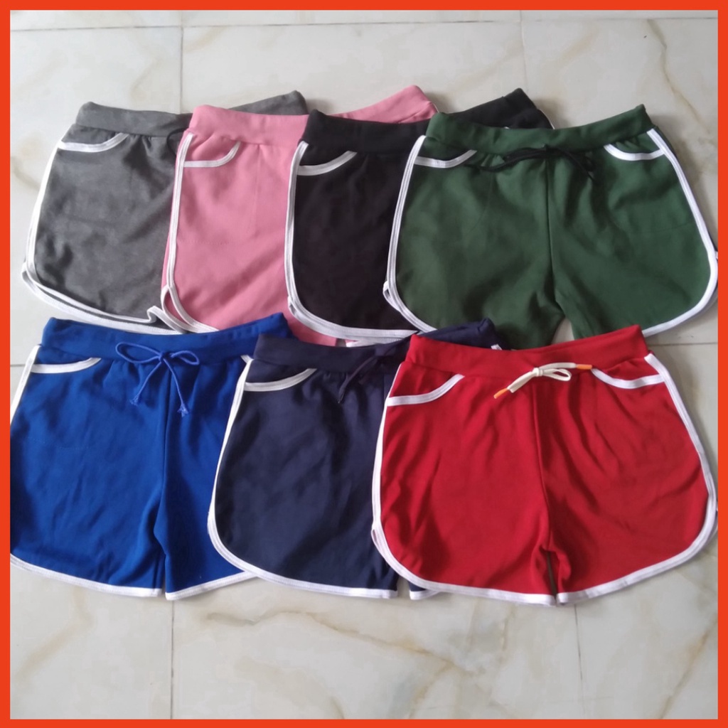 Quần short đùi nữ thun chạy viền 2 bên hông, trẻ trung và thoải mái, chất liệu cotton 4 chiều co giãn