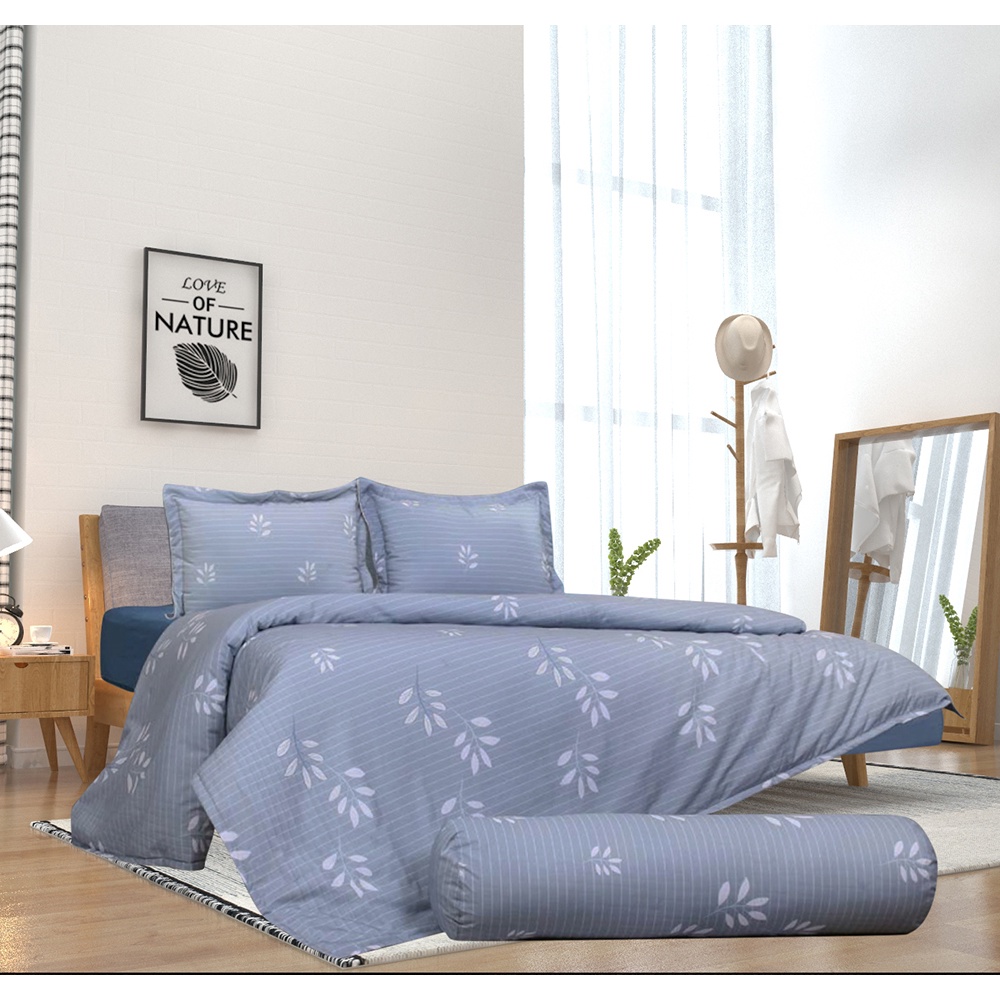 Ga/ Bộ ga chun 2m x 2,2m - Không chần - Hàng Sông Hồng - Chất cotton