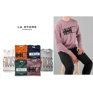Áo thun dài tay in hình - Sweatshirt nam 4 màu