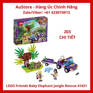 Lego chính hãng 41421 - giải cứu voi con lego friends baby elephant jungle - ảnh sản phẩm 1