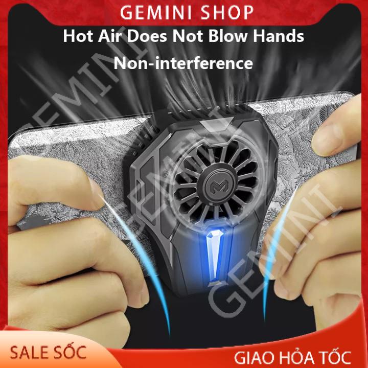 Quạt tản nhiệt gaming Memo DL01 cho điện thoại, tản nhiệt sò lạnh siêu mát Gemini Shop