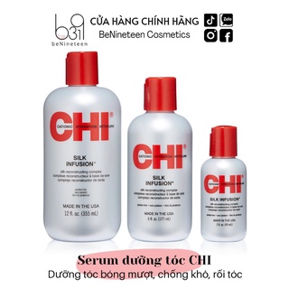 [355 ML] Tinh Dầu Dưỡng Tóc CHI Silk Infusion Tóc Bóng Mềm Mượt Chắc Khỏe Thơm Lâu 177ml / 355 ml [beNineteen]