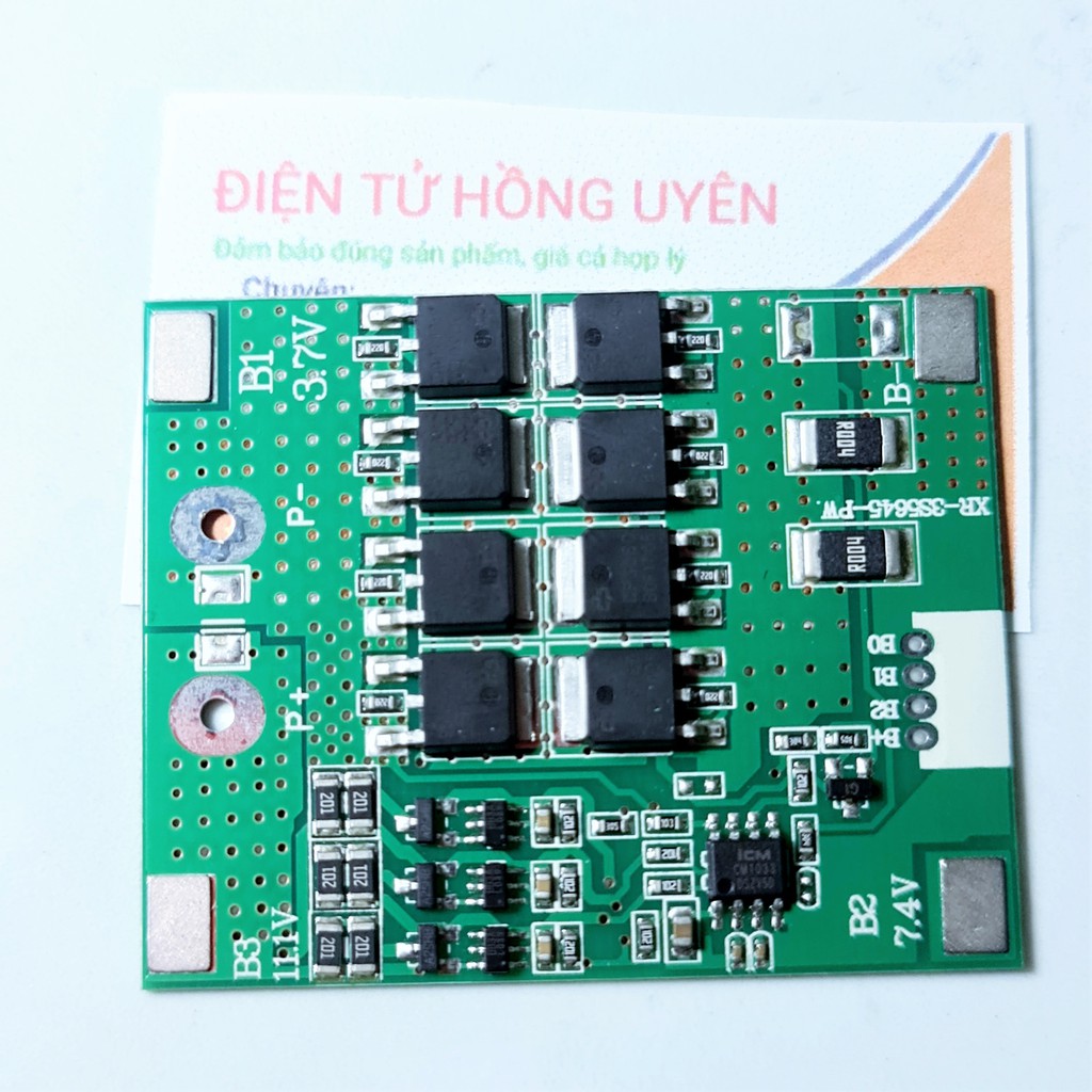 Mạch 3S 30A Mẫu víp . Mạch bảo vệ 3S 12.6v dùng đóng pin cho máy khoan, bình pin 18650