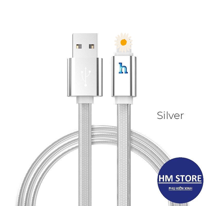Dây cáp sạc nhanh Hoco dài 2m dành cho điện thoại phụ kiện tai nghe bluetooth cáp sạc pin sạc dự phòng