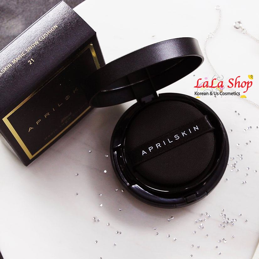  Phấn Nước April Skin Black Magic Snow Cushion SPF 50+ PA+++ | BigBuy360 - bigbuy360.vn