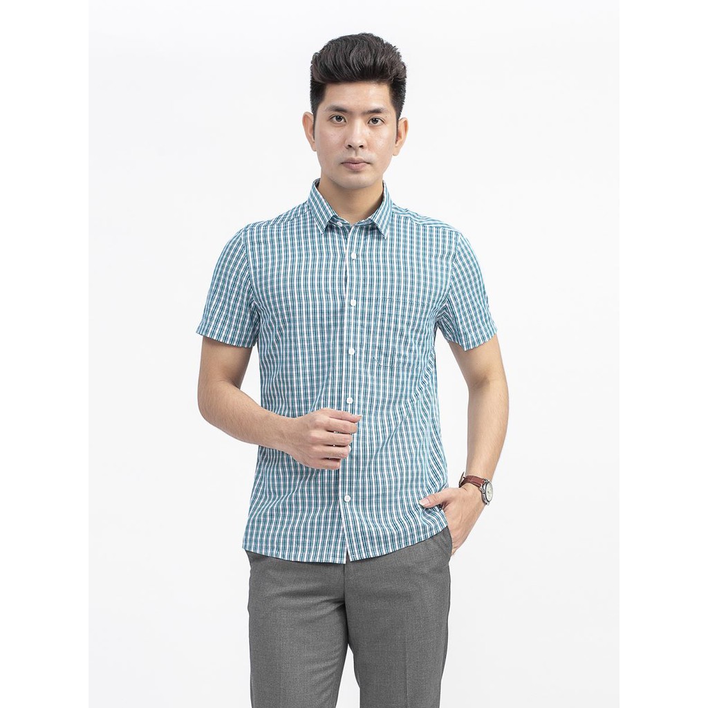 (ARISTINO sale) Áo sơ mi ARISTINO cộc tay ASS034S9  ÁO NGẮN TAY CHẤT SỢI TRE CAO CẤP MỊN MÁT CHỐNG NHĂN | BigBuy360 - bigbuy360.vn