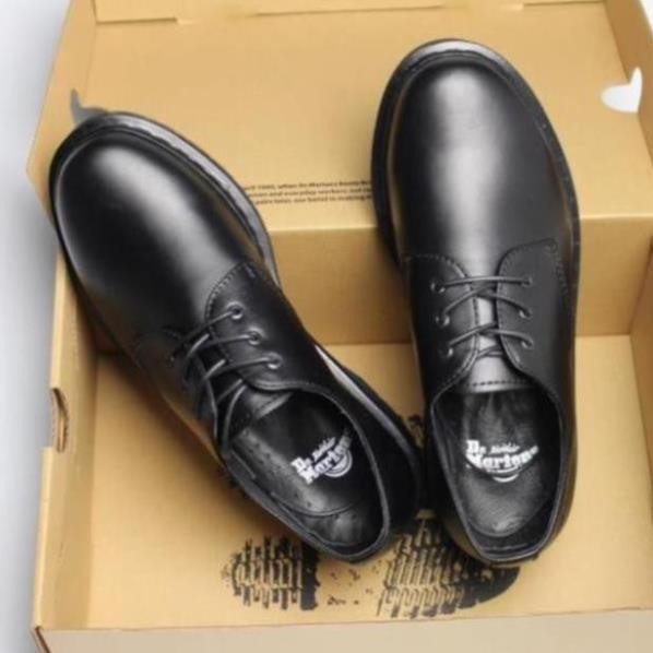 [Sale 3/3] Giày Da Bò 1461 2020 Full Black .Giày Dr.Martens Thailand Chính Hãng(1461.F.Black) Sale 11 -op1 " az