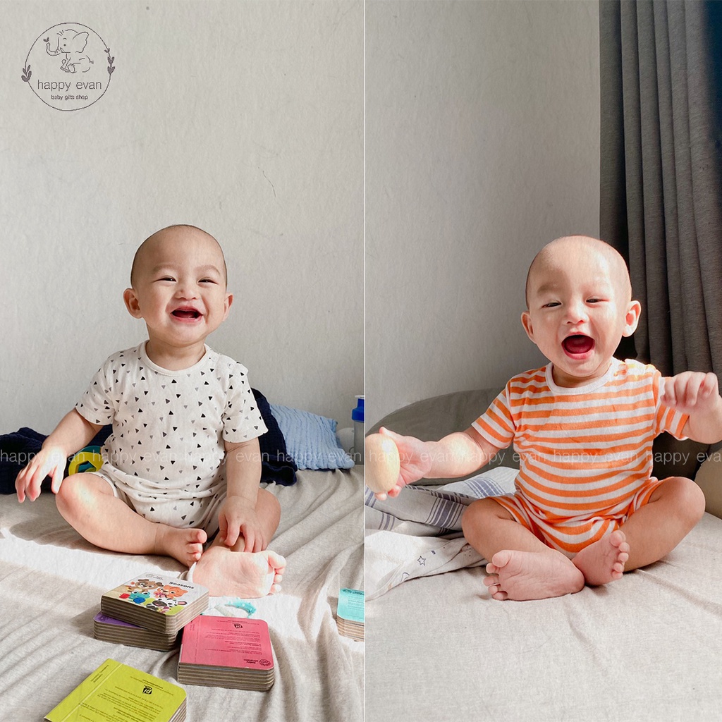 🅷.🄴🅅🄰🄽 Body đùi xuất dư xịn George, 100% cotton mềm mịn chất xịn, nút bấm giấu khéo léo
