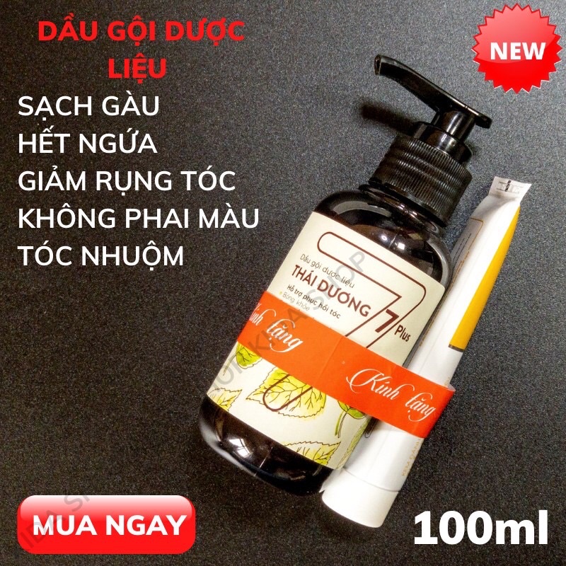 dầu gội đâu dược liệu liệu thảo dược thiên nhiên THÁI DƯƠNG 7 PLUS