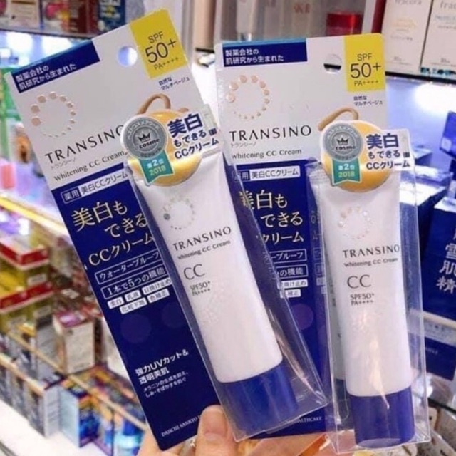 Kem Nền Làm Trắng Và Chống Nắng Transino CC Cream SPF 50+/PA ++++ 30gr | BigBuy360 - bigbuy360.vn