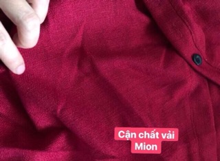Áo đỏ thắt eo