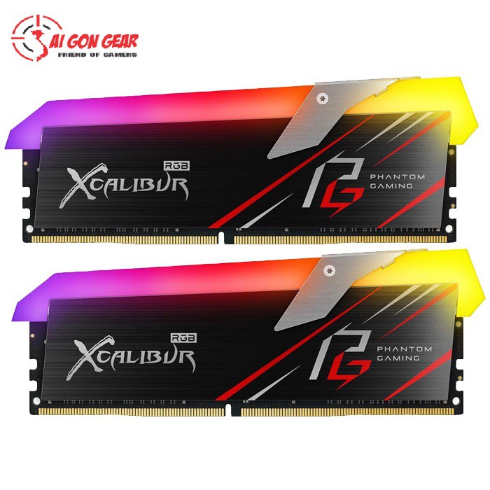 (NWH) Ram máy tính XCALIBUR  Phantom Gaming RGB DDR4 8GBX2